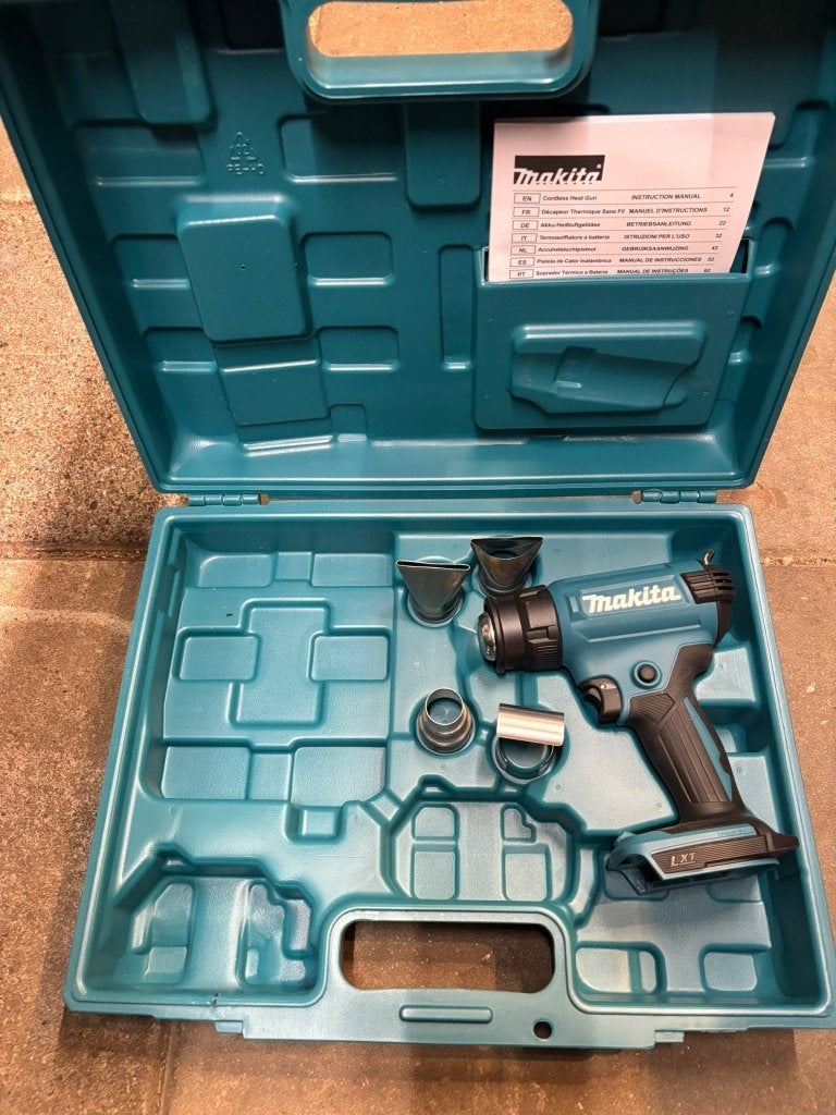 Heteluchtpistool Makita DHG180ZK 18v, Ophalen of Verzenden, Zo goed als nieuw, Overige typen, Makita