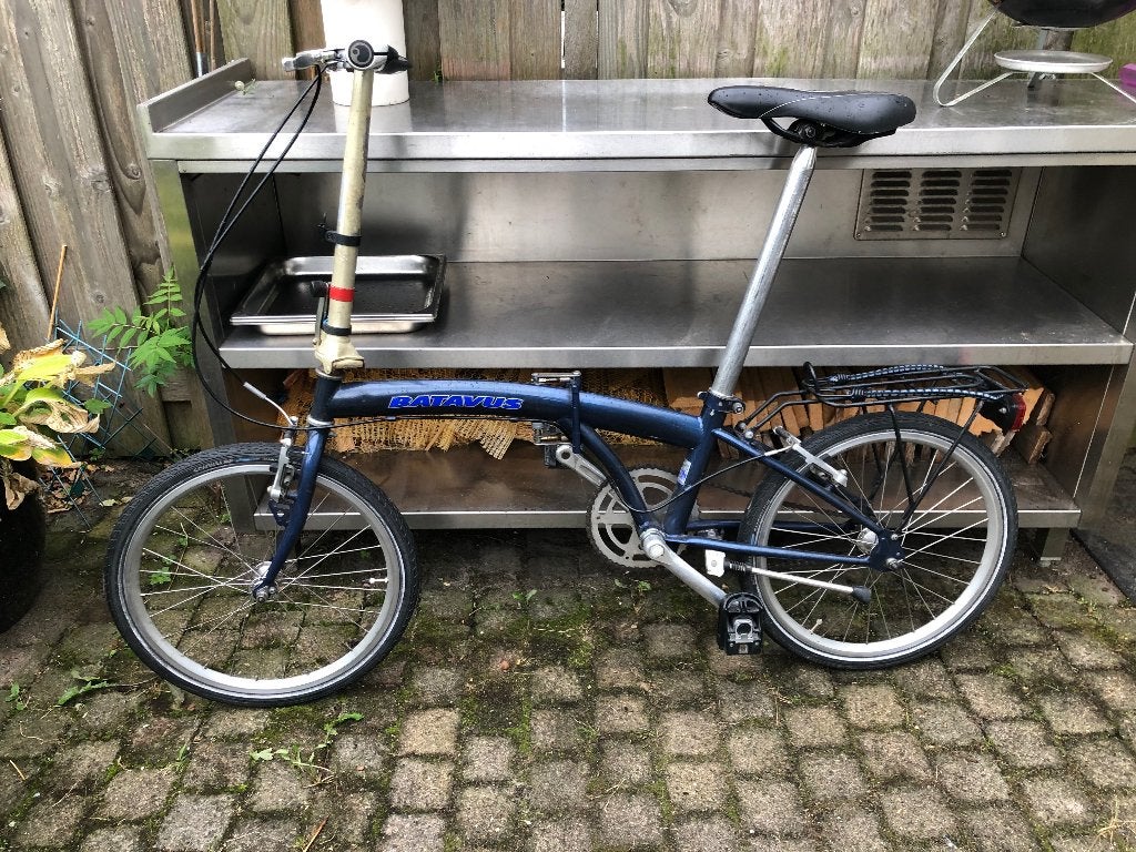 Vouwfiets Batavus, Fietsen en Brommers, Fietsen | Vouwfietsen, Ophalen, Gebruikt, Velgrem, Batavus
