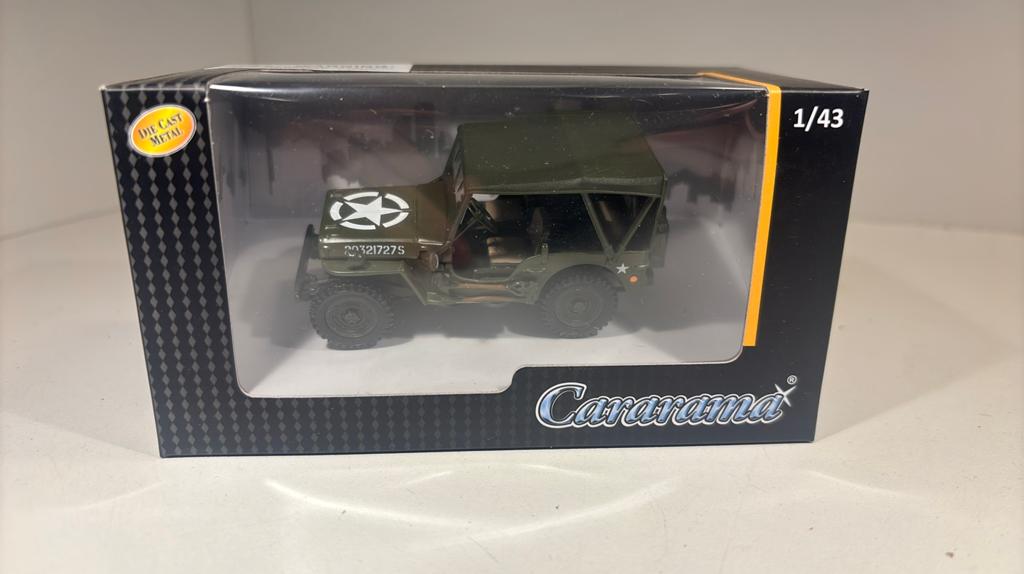 Jeep willys cararama 1.43, Hobby en Vrije tijd, Overige merken, Auto, Ophalen of Verzenden, A