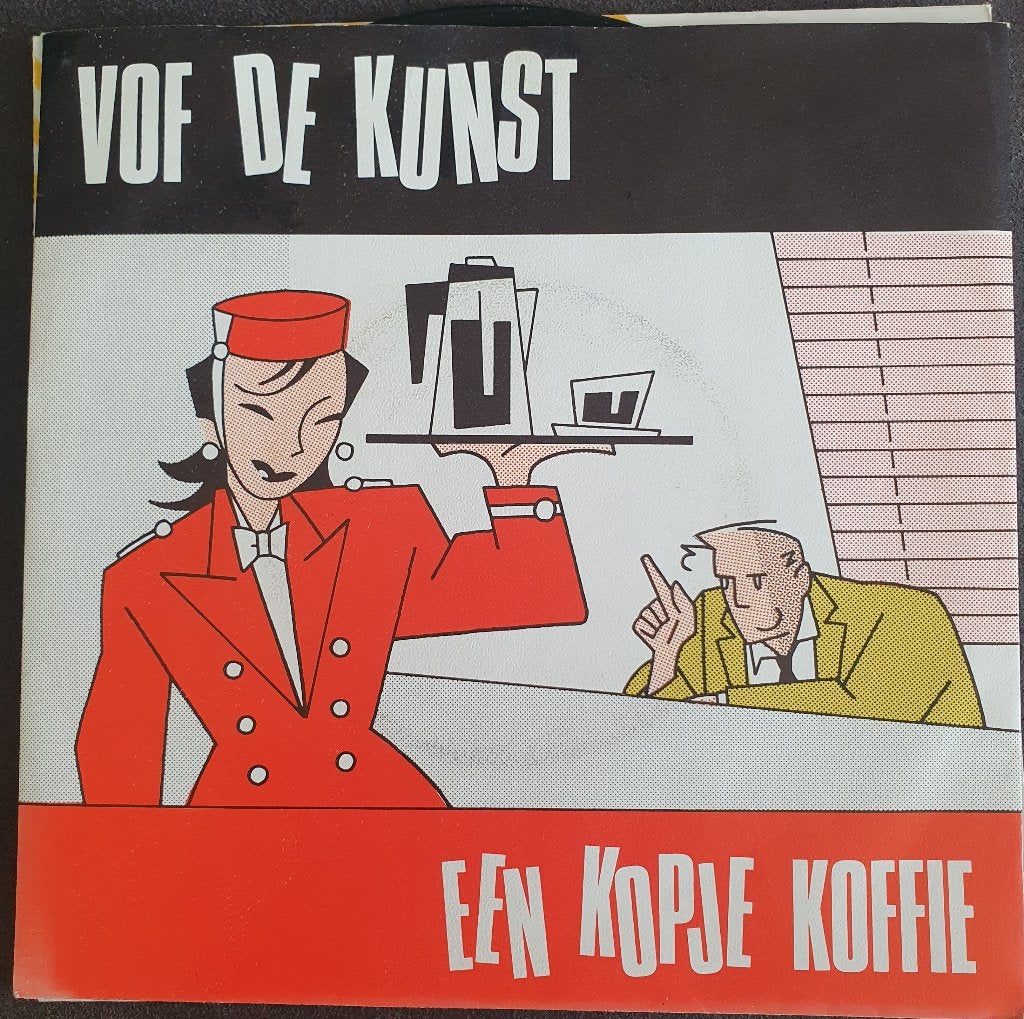 VOF De Kunst - 1 Kopje Koffie, Gebruikt, Verzenden, 7 inch, Fotohoes