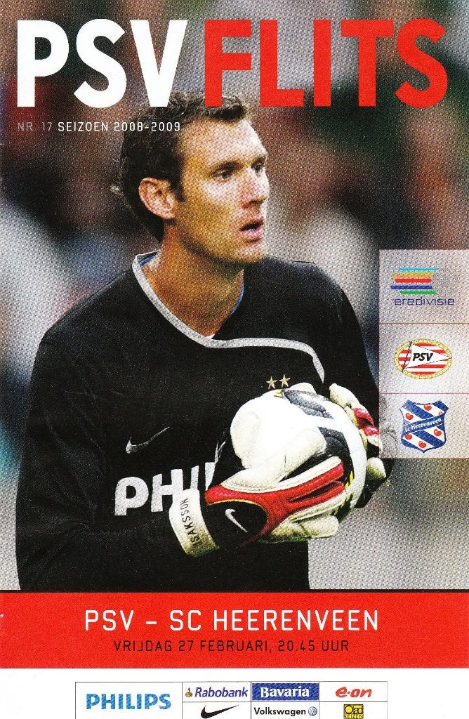 PSV - Heerenveen 2009, Ophalen of Verzenden, Zo goed als nieuw, PSV, Boek of Tijdschrift