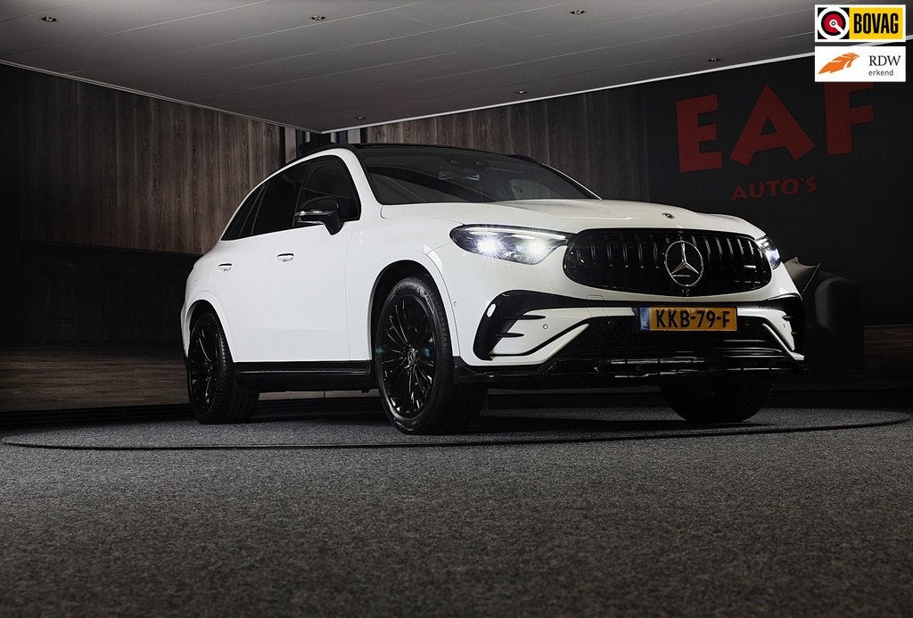 Mercedes-Benz GLC-klasse 400e 4MATIC AMG 63 Look / Acc / Mas, Auto's, Automaat, Gebruikt, Wit, Vierwielaandrijving