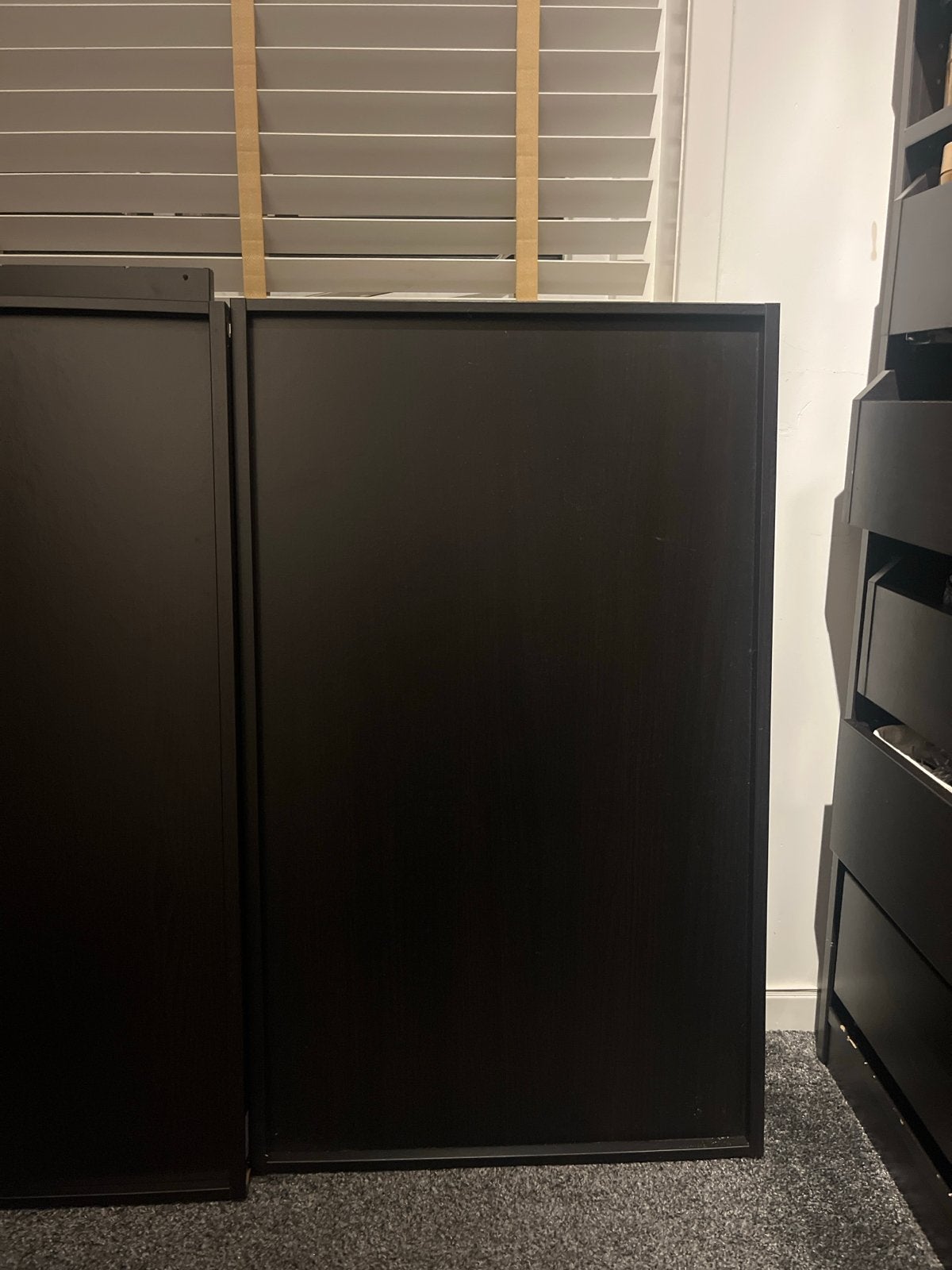 IKEA KOMPLEMENT Plank - Donkerbruin pax, Ophalen, Met plank(en), 50 tot 100 cm, Zo goed als nieuw