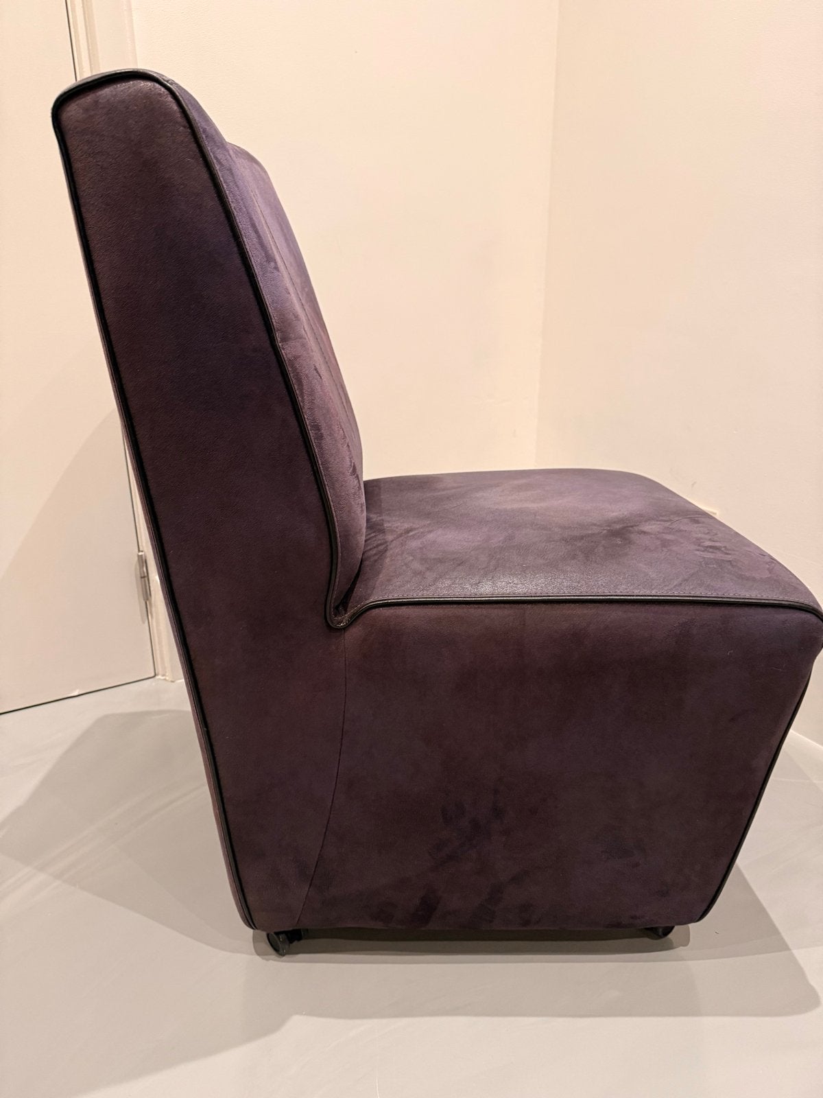 6 leren eettafel stoelen, Ophalen, Gebruikt, Overige kleuren, Leer