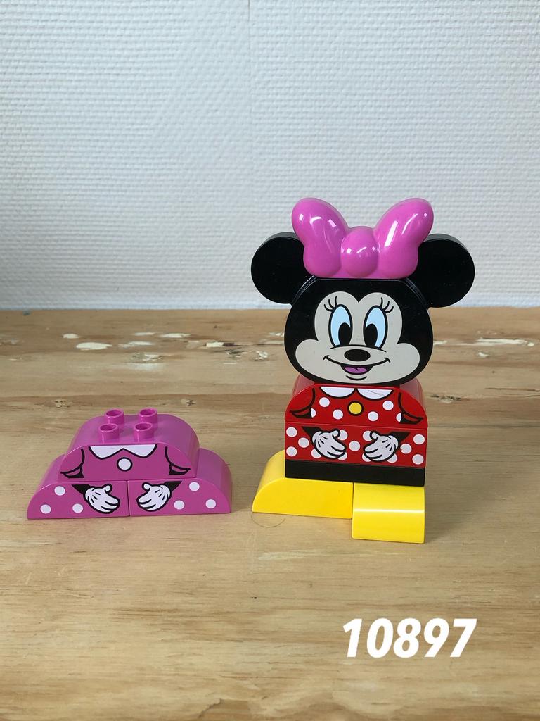 Duplo Minnie mouse blokken 10897 (compleet) 8, Kinderen en Baby's, Speelgoed | Duplo en Lego, Ophalen of Verzenden, Zo goed als nieuw