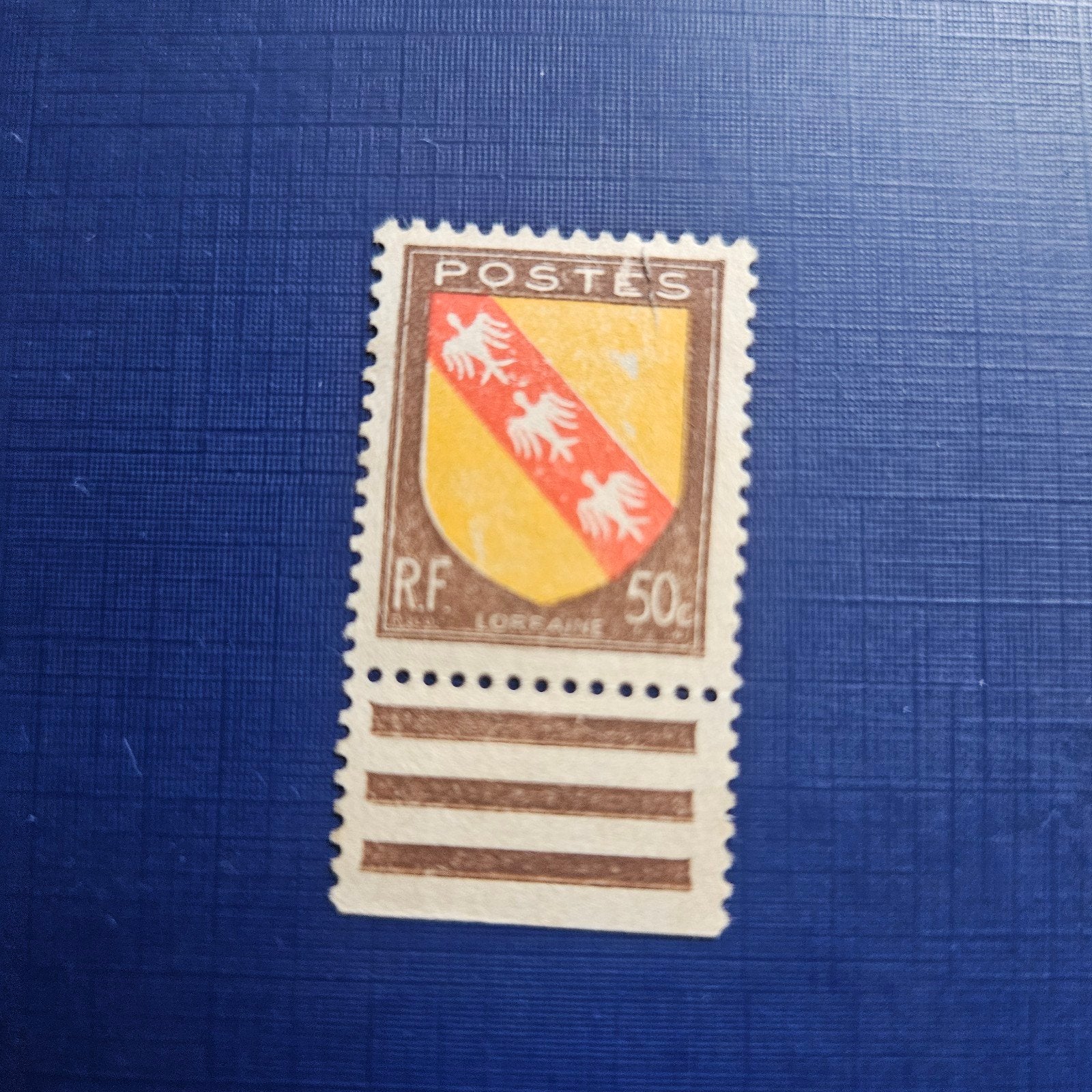 Frankrijk nr 754 ongestempeld met aanhangsel, Ophalen of Verzenden