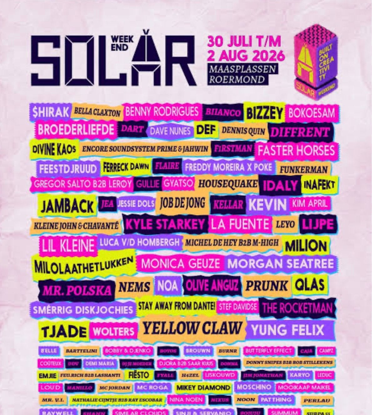 Solar Weekend Festival | Dag ticket 1x | Zondag 2 augustus, Tickets en Kaartjes, Eén persoon