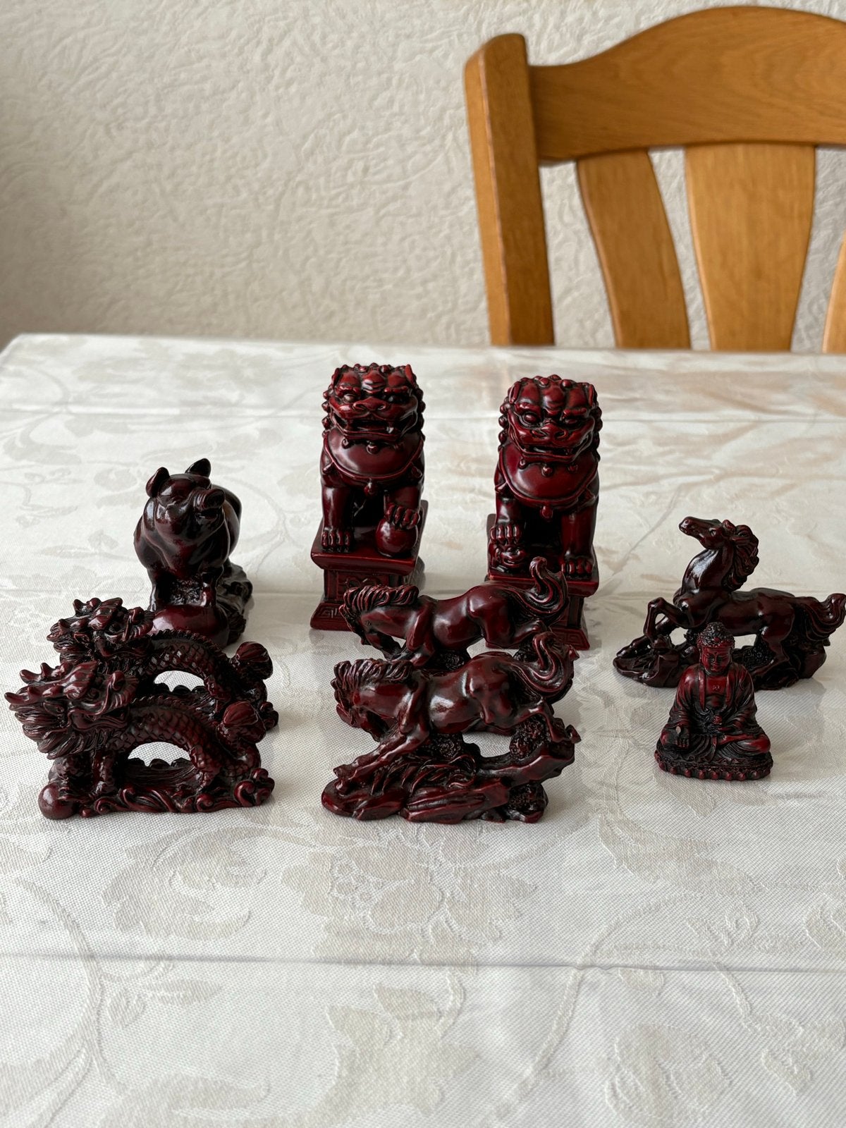 Chinese Feng Shui Beeldjes - Rood Hars, Ophalen of Verzenden, Nieuw, Overige typen