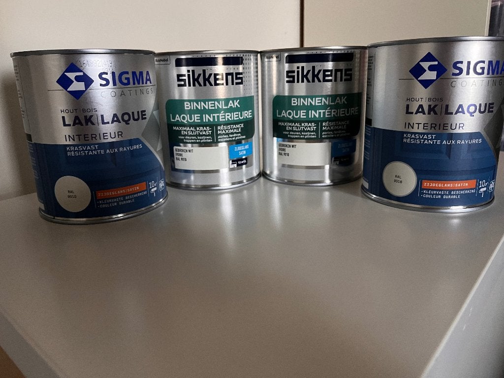 Sigma & Sikkens Lak Pakket, Verzenden, Wit, Nieuw, Lak