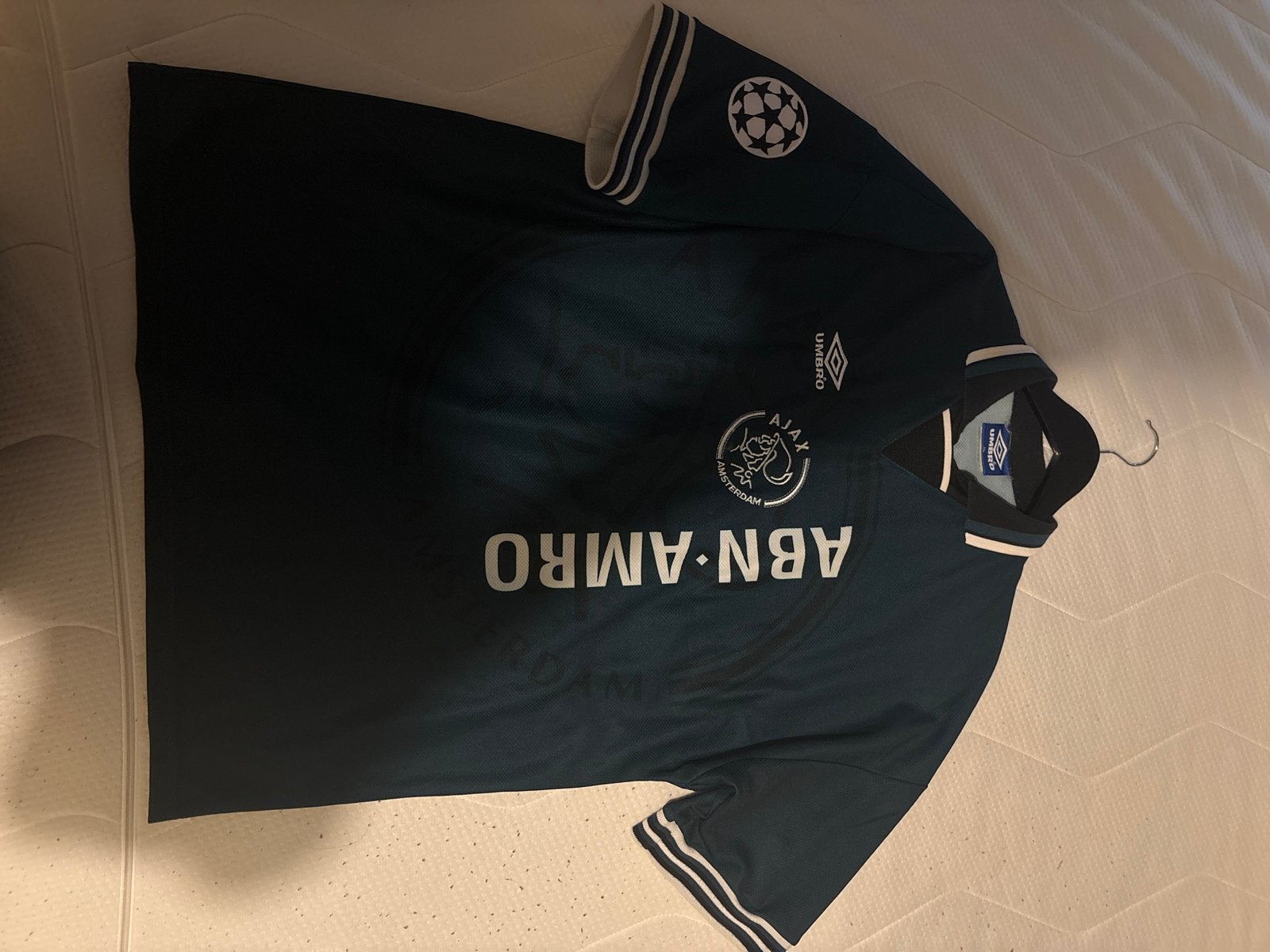 Ajax Umbro uitshirt 1994/1995 - Maat XL nummer 9, Zwart, Maat 56/58 (XL), Ophalen of Verzenden, Voetbal