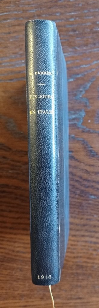Maurice Barrès - Dix jours en Italie, Boeken, Ophalen of Verzenden, Gelezen