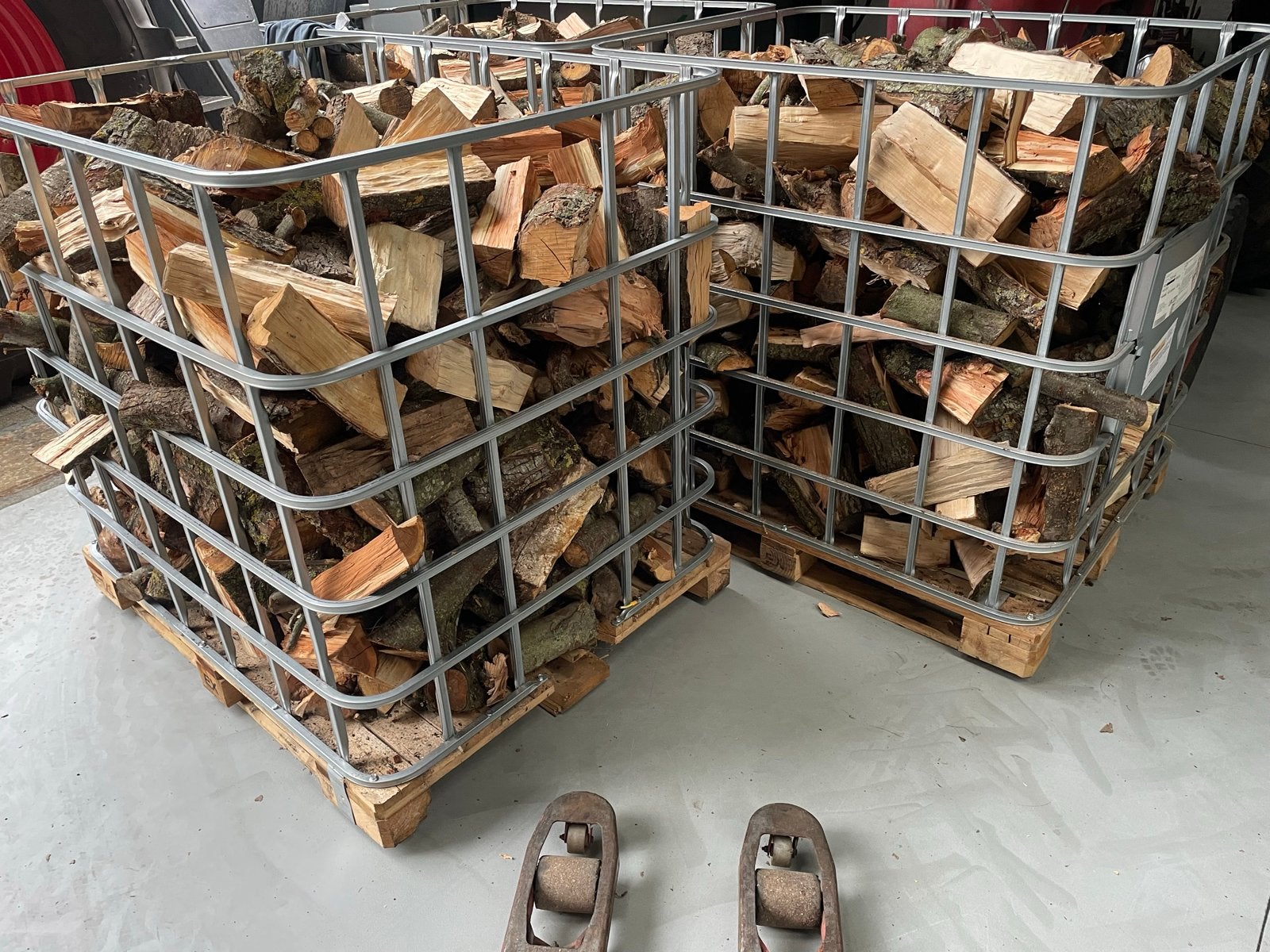 Brandhout droog diverse soorten droog, 3 tot 6 m³, Ophalen, Overige houtsoorten, Blokken