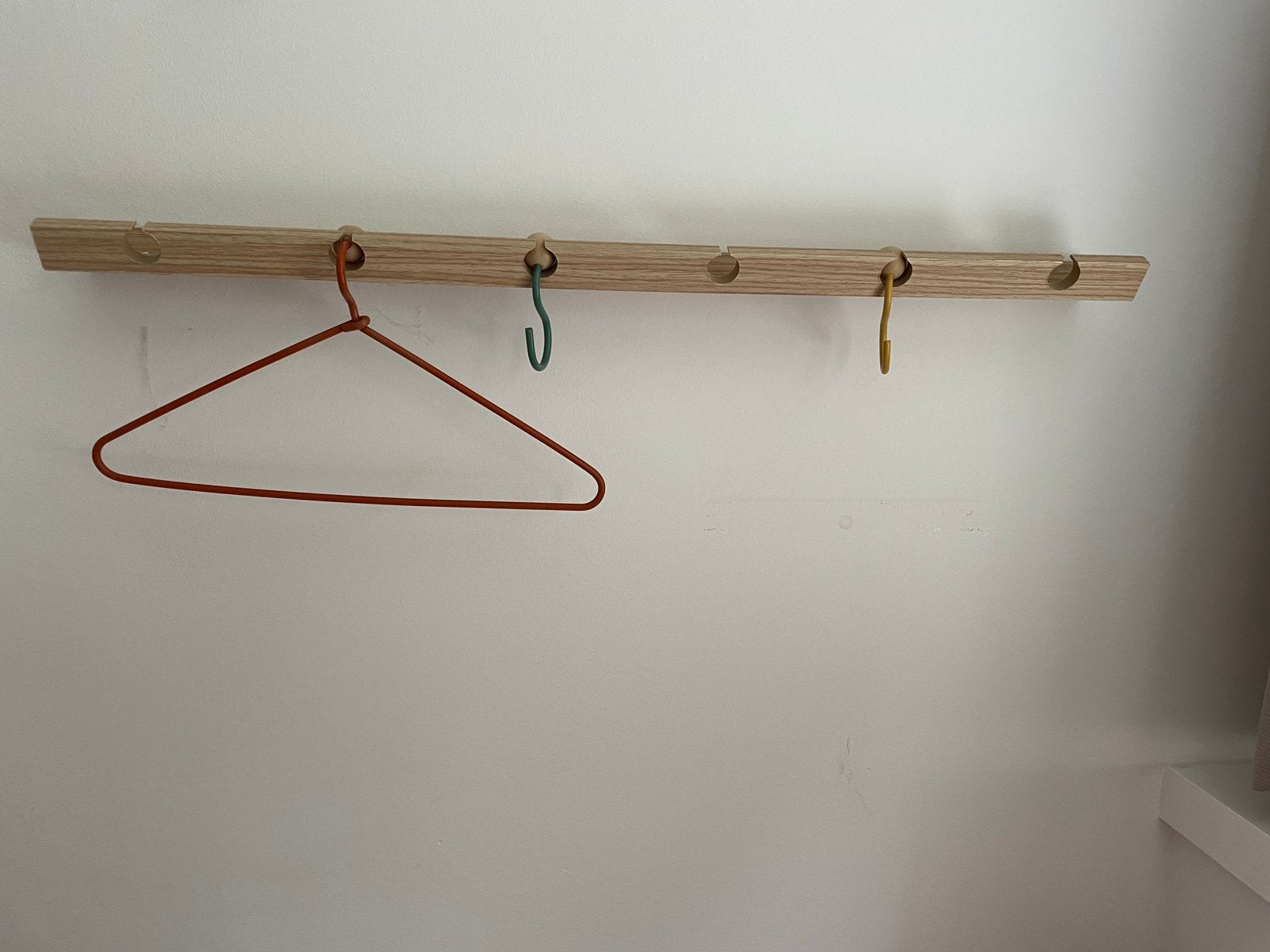 HEMA wandrekje / kapstokje van hout, Huis en Inrichting, Woonaccessoires | Kapstokken, Wandkapstok, Gebruikt, Ophalen of Verzenden