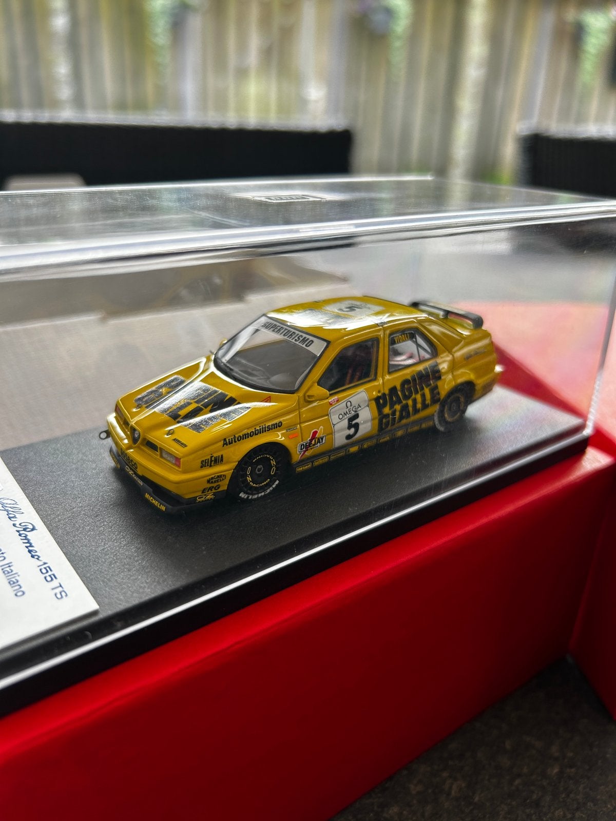 BBR Alfa Romeo 155, Hobby en Vrije tijd, Ophalen of Verzenden, Zo goed als nieuw, Auto, Overige merken