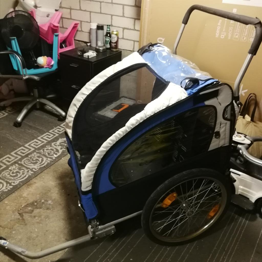 Kinderfietskar, Ophalen, Zo goed als nieuw, Kinderkar, 80 kg of meer