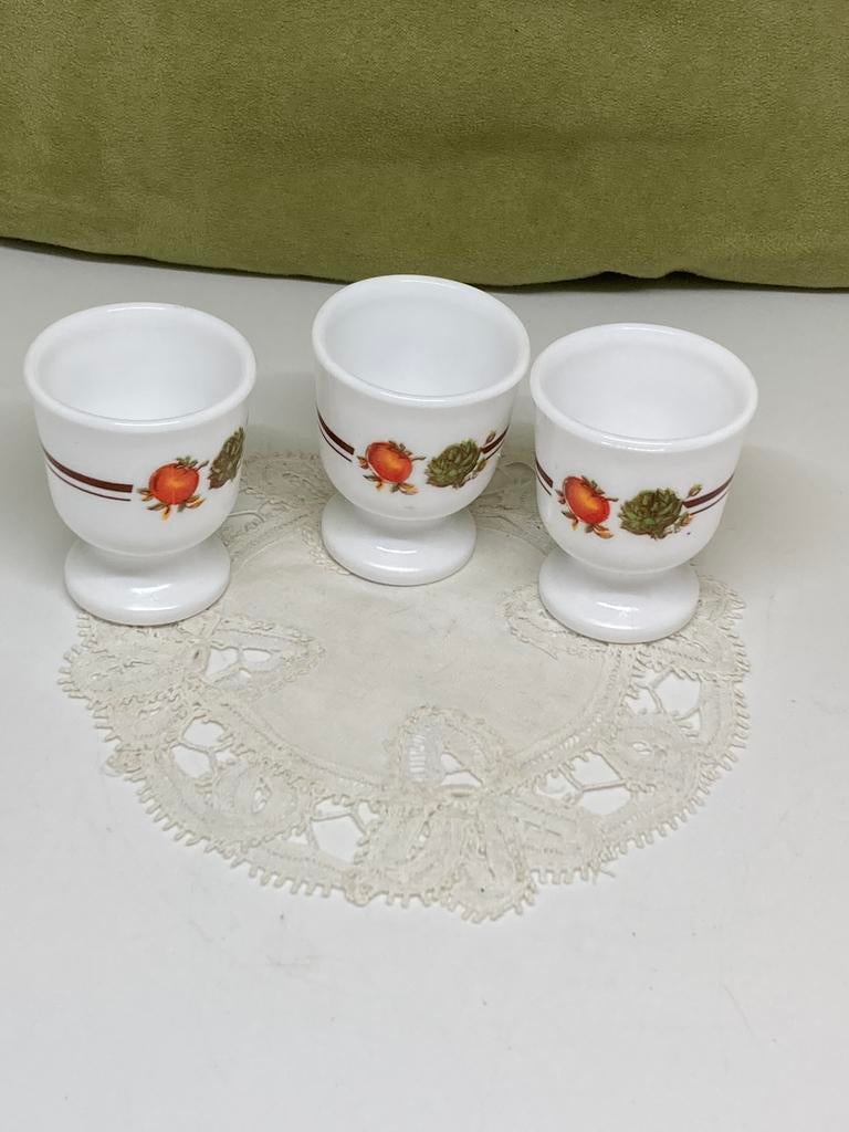Vintage Arcopal eierdopje (310822), Ophalen of Verzenden, Gebruikt, Glas, Overige stijlen