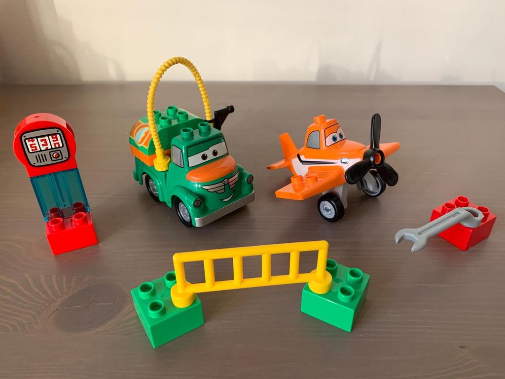 Duplo 10509 - Disney Planss “Dusty en Chug”, Gebruikt, Overige thema's, Ophalen of Verzenden, Compleet