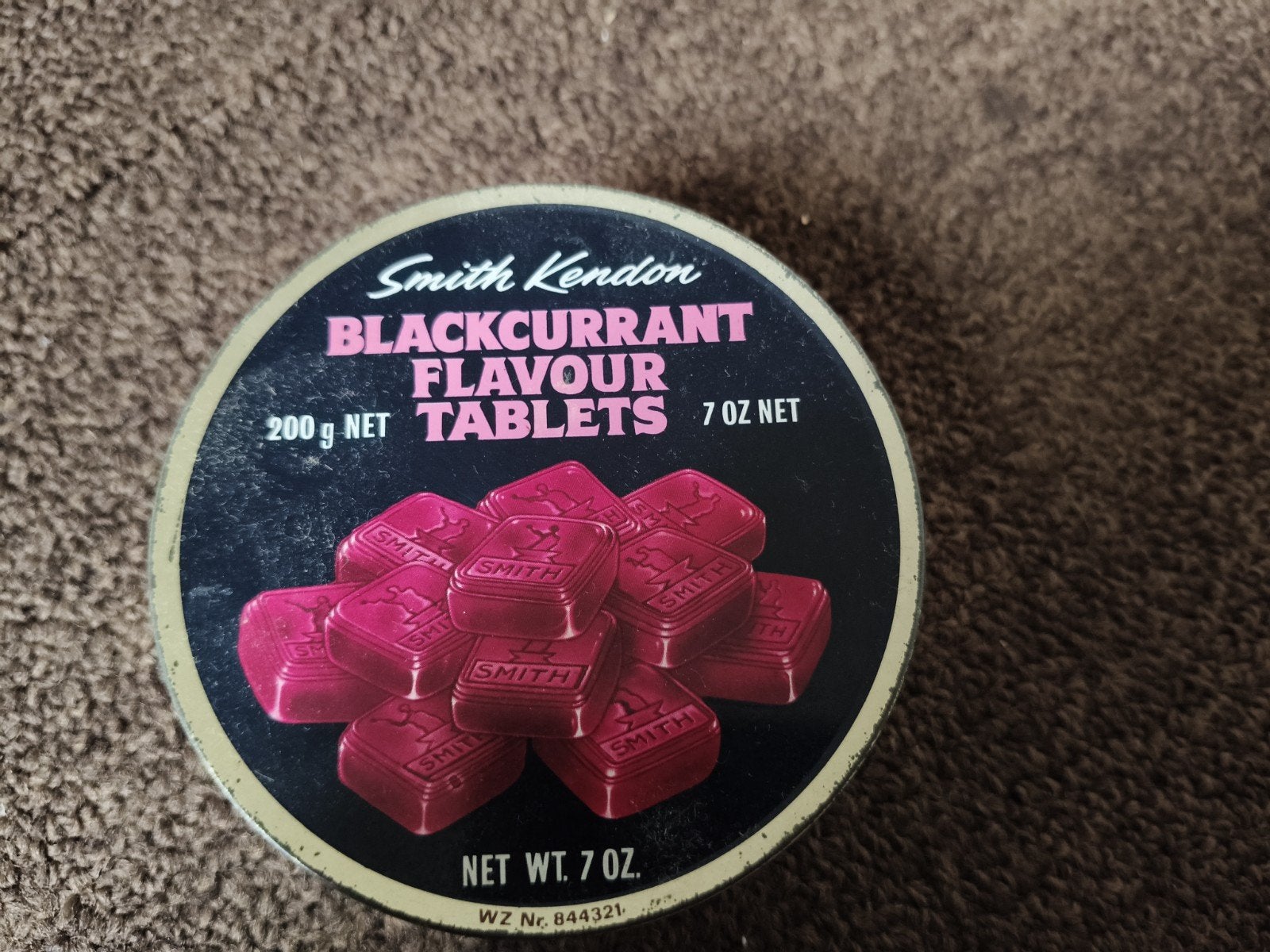 Vintage Smith Kendon Travel Sweets blik - Zwarte bes, Ophalen of Verzenden, Gebruikt, Overige, Overige merken