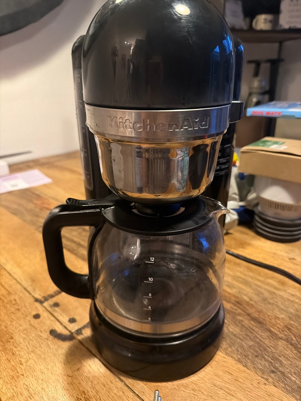 KitchenAid Koffiezetapparaat - defect, Afneembaar waterreservoir, Gebruikt, 10 kopjes of meer, Koffiemachine