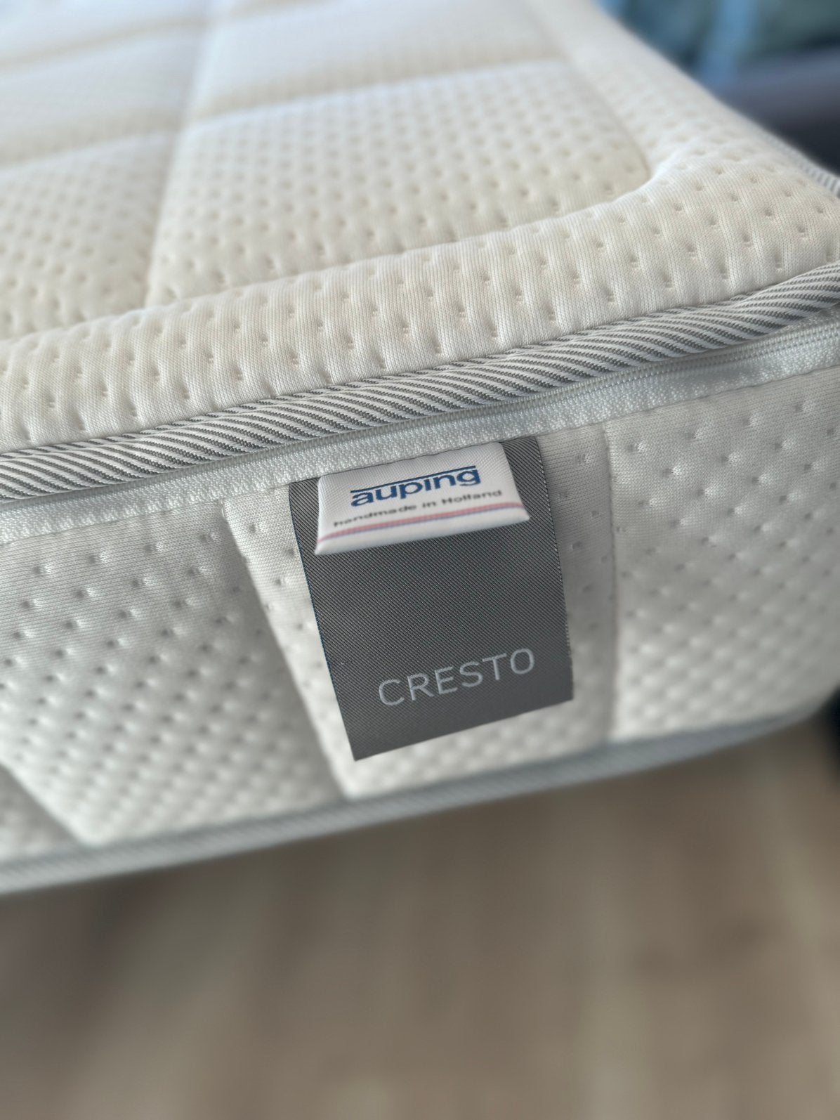 Te koop: 2 Auping Cresto matras 90x200 — stevig (firm) ZGAN, Ophalen, Zo goed als nieuw, Eenpersoons, 90 cm