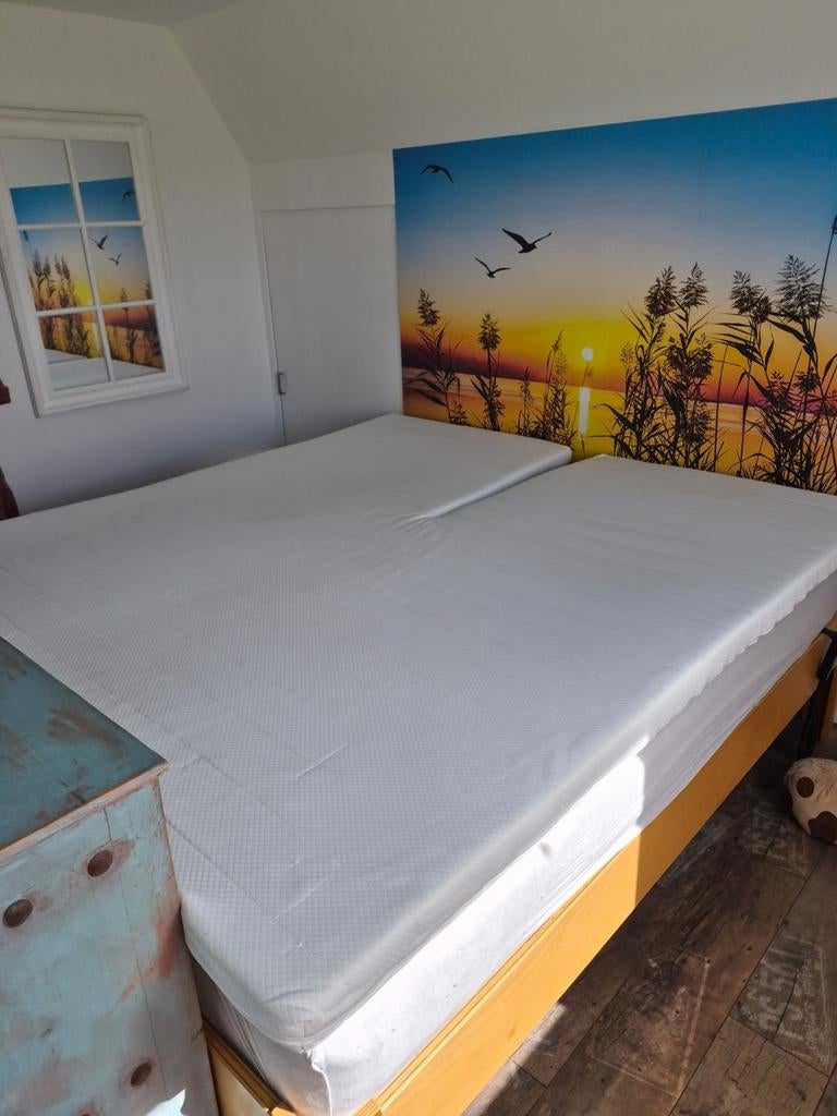 Splittopper 180x200, Ophalen of Verzenden, Tweepersoons, 180 cm