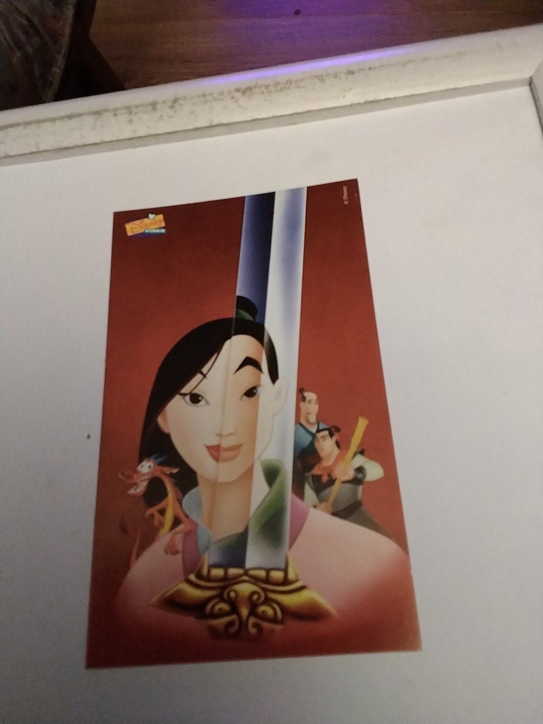 Mulan Disney Ansichtkaart - Ongelopen, Ophalen of Verzenden, 1980 tot heden, Ongelopen