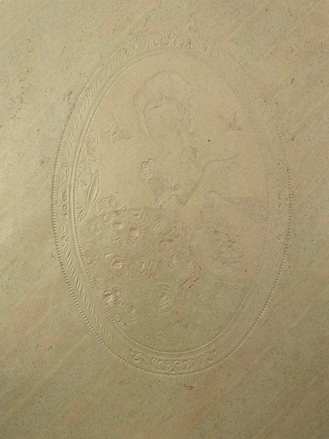 zeer grote oude chocolade doos boxtop jaren 1920 art deco, Ophalen of Verzenden