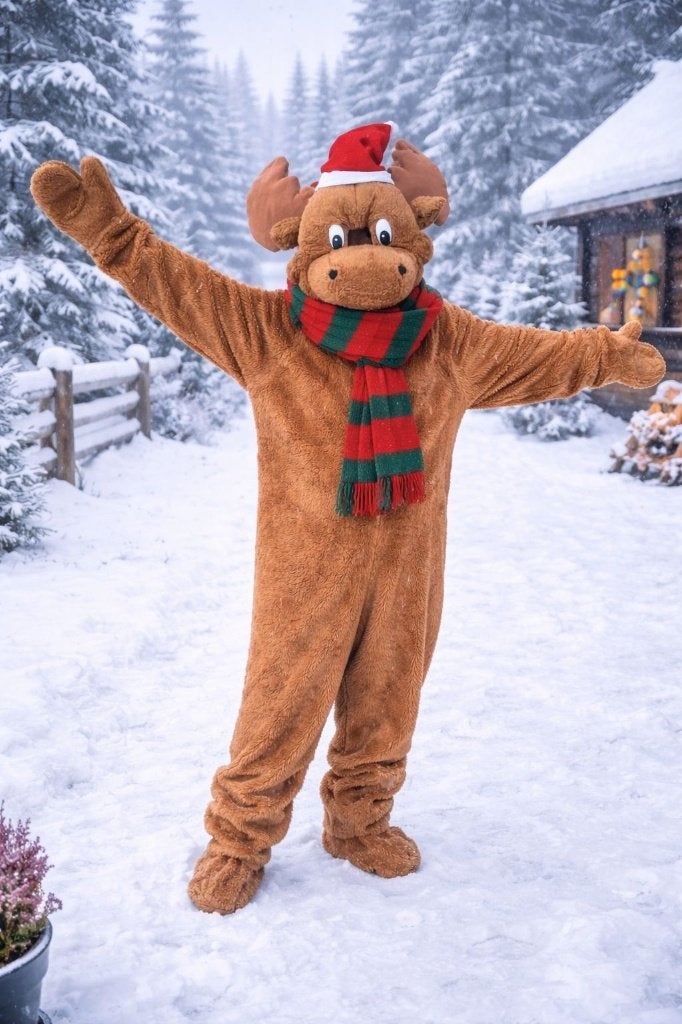 Te huur Kerstman of sneeuwpop mascotte kostuums pakken, Diversen, Ophalen of Verzenden, Zo goed als nieuw
