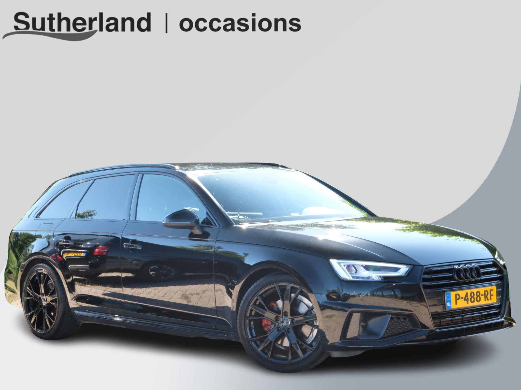 Audi A4 Avant 40 TFSI Sport S line black edition 190 PK | Zw, Auto's, Audi, Gebruikt, 1984 cc, A4, Zwart