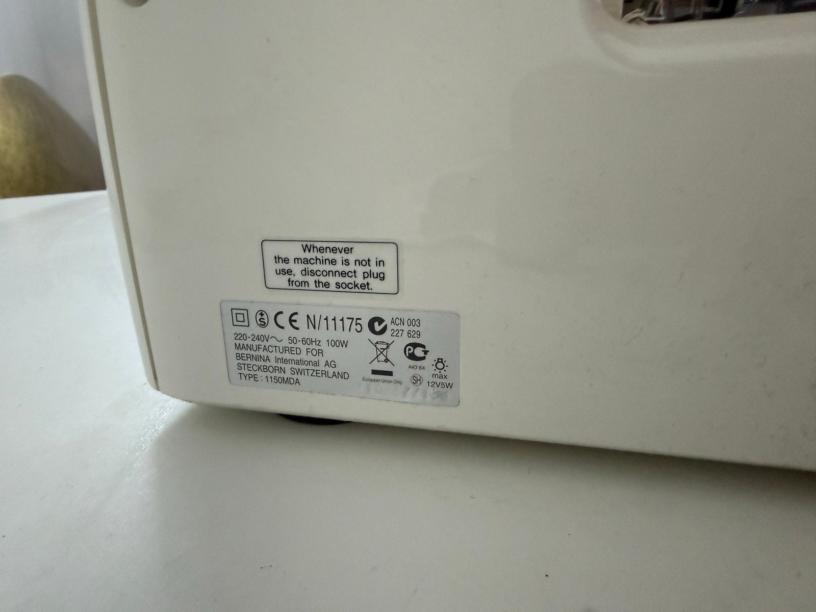 Bernina 1150MDA Lockmachine, Ophalen, Bernina, ., Zo goed als nieuw