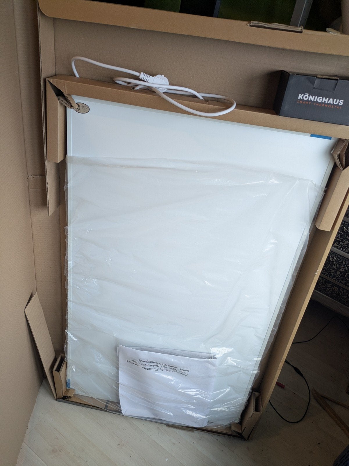 Konighaus Infrarood Verwarming 1000W - Nieuw in doos, Overige typen, Nieuw, Ophalen of Verzenden, 60 tot 150 cm