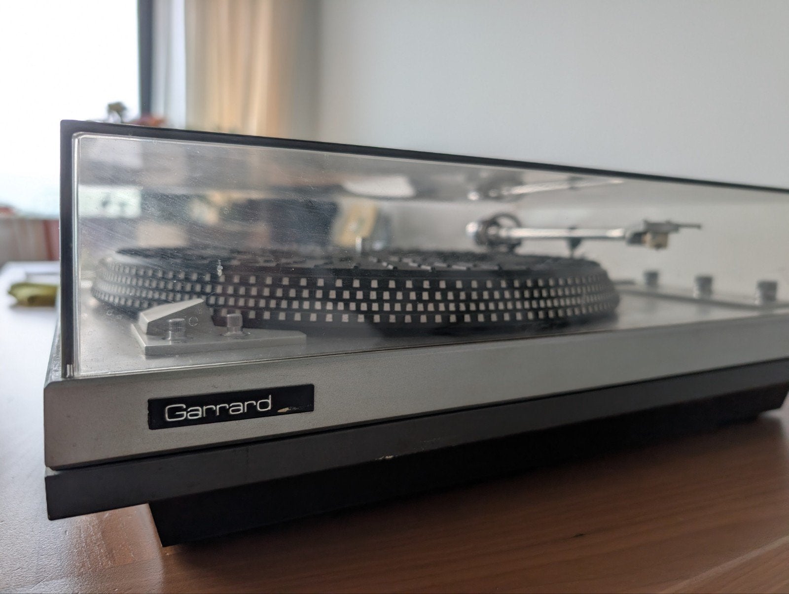 Garrard GT-35P vintage volautomatische platenspeler met stof, Ophalen, Overige merken
