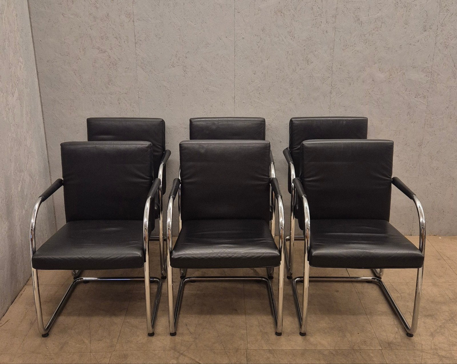 Vitra Visasoft Visavis design vergaderstoelen, Huis en Inrichting, Gebruikt, Zwart, N.v.t, Modern