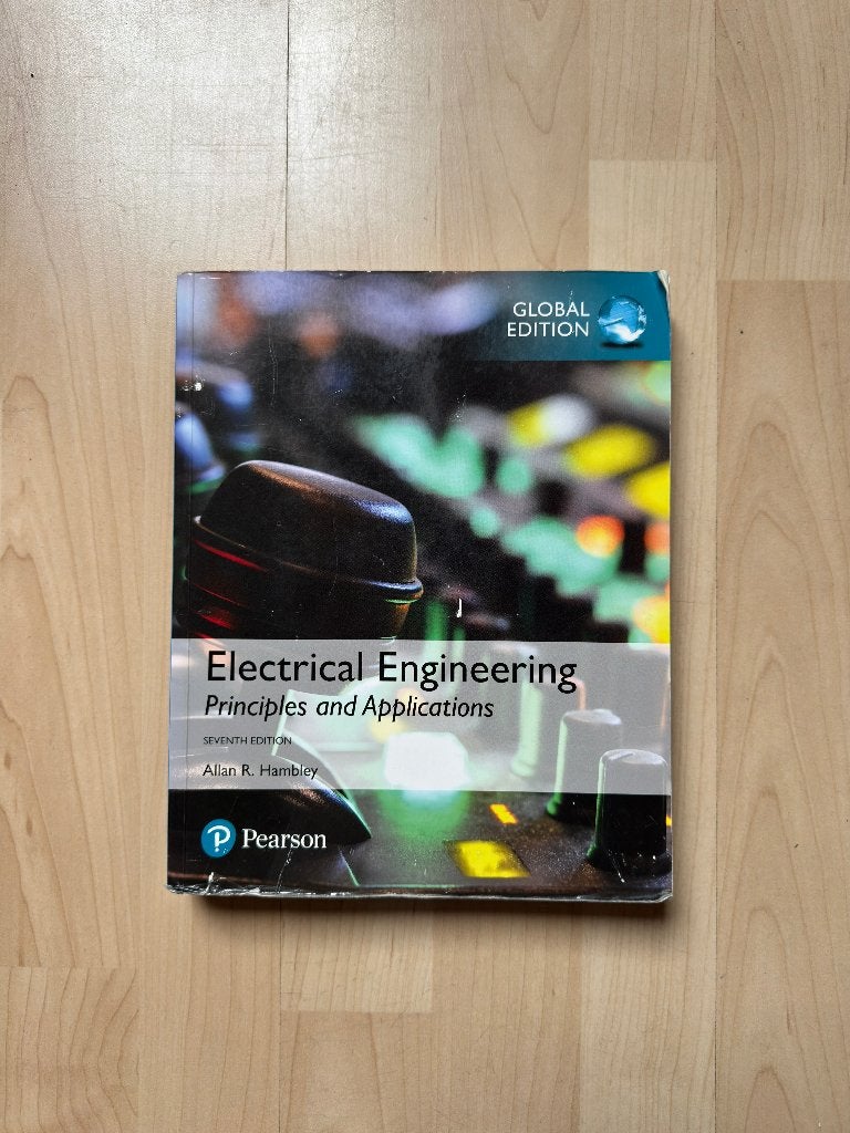 Electrical Engineering Principles & Applications, 7e editie, Allan R. Hambley, Zo goed als nieuw, Beta, HBO