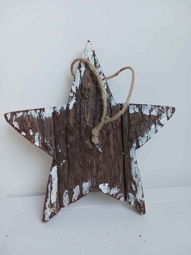 houten ster, Diversen, Kerst, Ophalen of Verzenden, Zo goed als nieuw