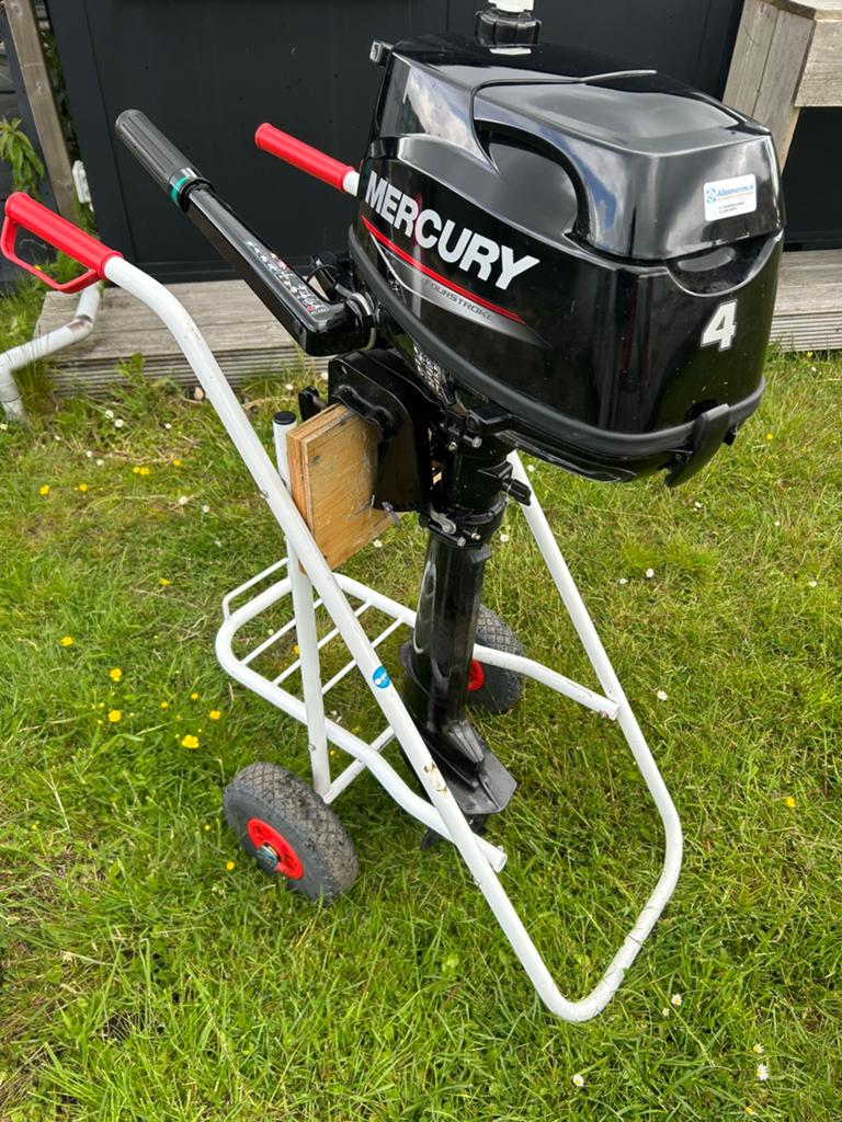 Mercury 4 pk langstaart, Ophalen, Minder dan 5 pk, Zo goed als nieuw, Buitenboordmotor