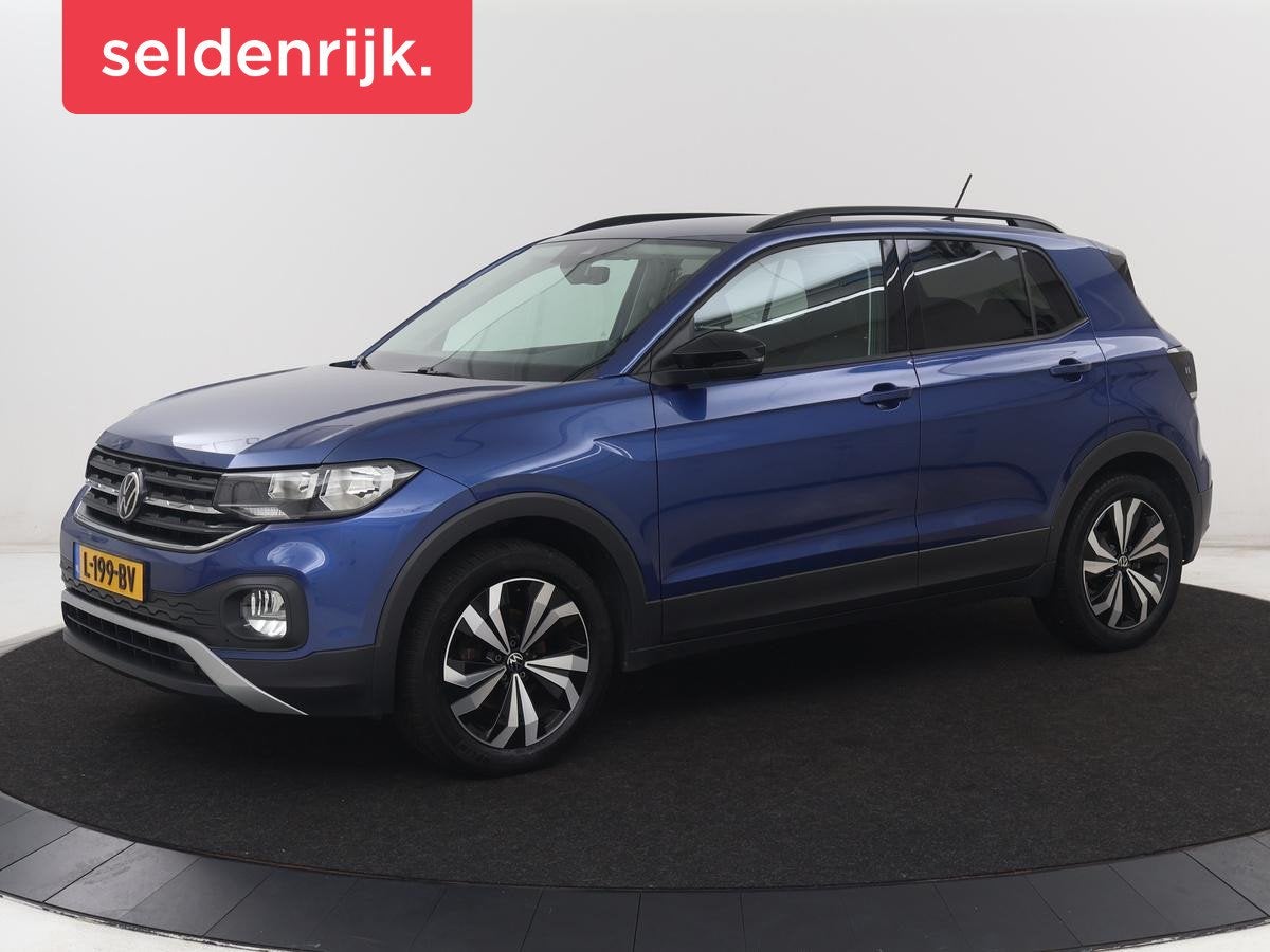 Volkswagen T-Cross 1.0 TSI Life | Trekhaak | Carplay | Virtu, Gebruikt, Blauw, Bedrijf, 3 cilinders