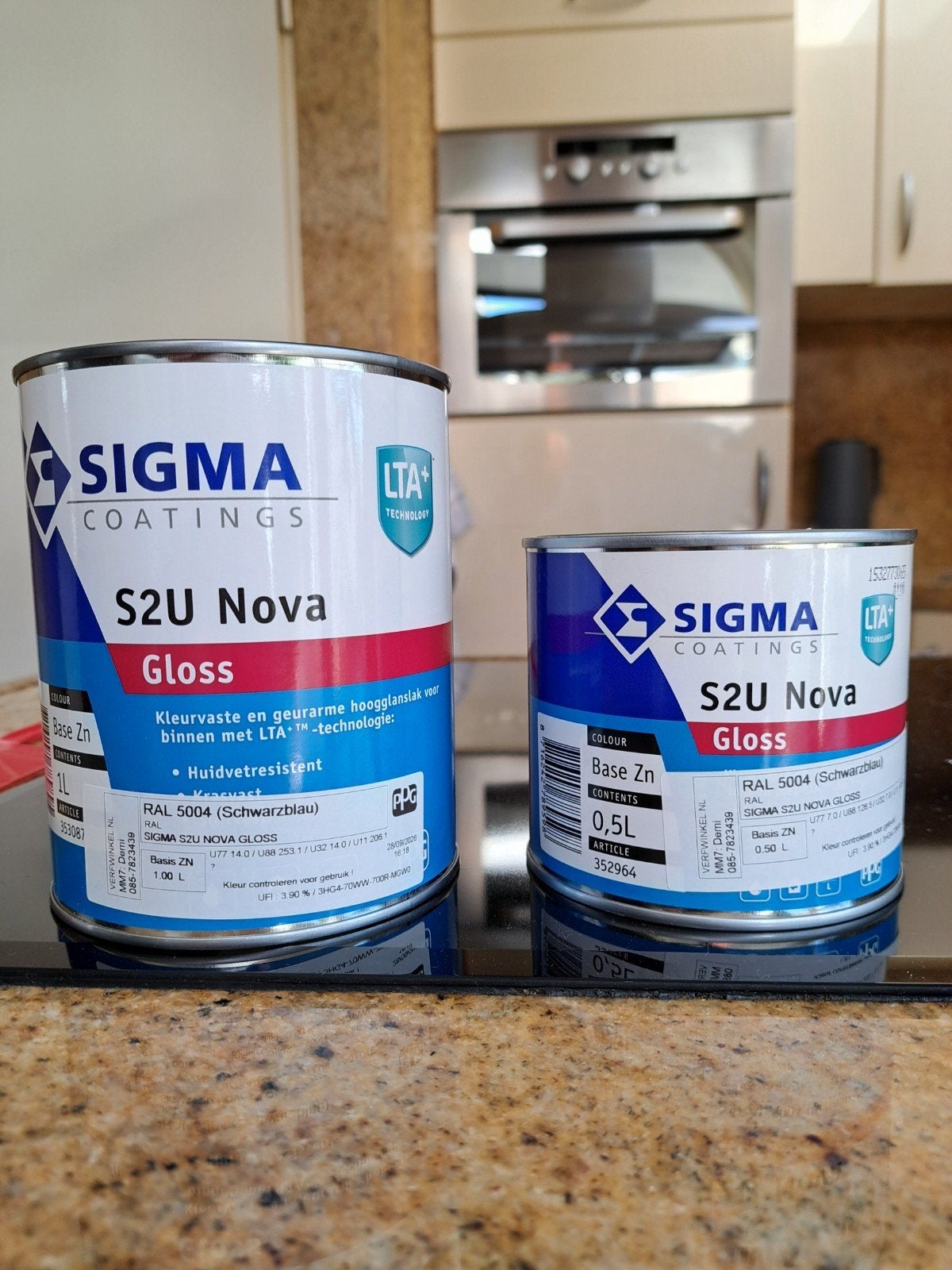 Sigma S2U Nova Gloss RAL 5004 (Schwarzblau) - Nieuw, Zwart, Nieuw, Ophalen of Verzenden, Lak