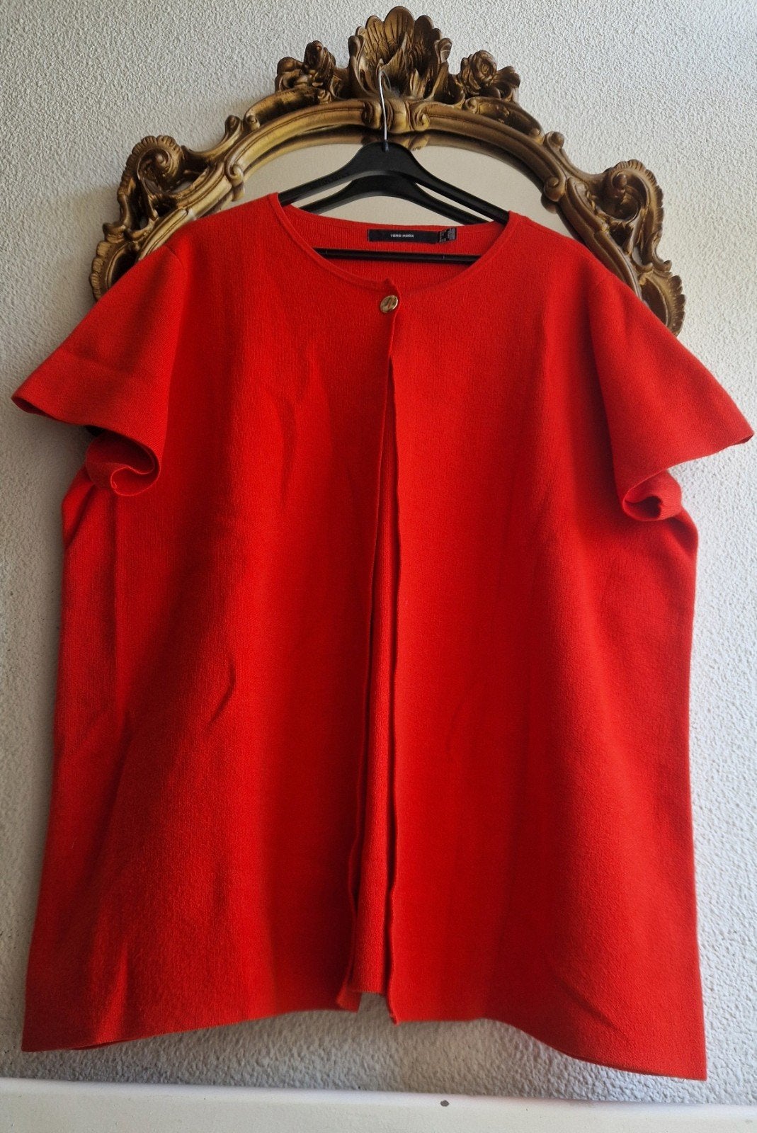 Als nieuw! Vero Moda rood warm poly viscose wol over vestje, Kleding | Dames, Vero Moda, Trui of Vest, Ophalen of Verzenden, Zo goed als nieuw