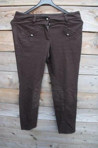Broek bruin fijn rib Cambio mt 34 ( Valt als 38) Vaste P OPR, Kleding | Dames, Broeken en Pantalons, Maat 38/40 (M), Cambio, Bruin