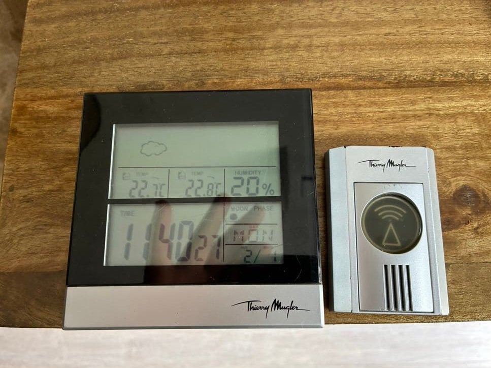 Weerstation van de designer Thierry Mugler, Ophalen of Verzenden, Gebruikt, Weerstation