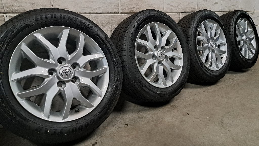 Nieuwe velgen & banden Corolla Verso Auris Avensis 205/55/16, 16 inch, Banden en Velgen, Nieuw, Personenwagen