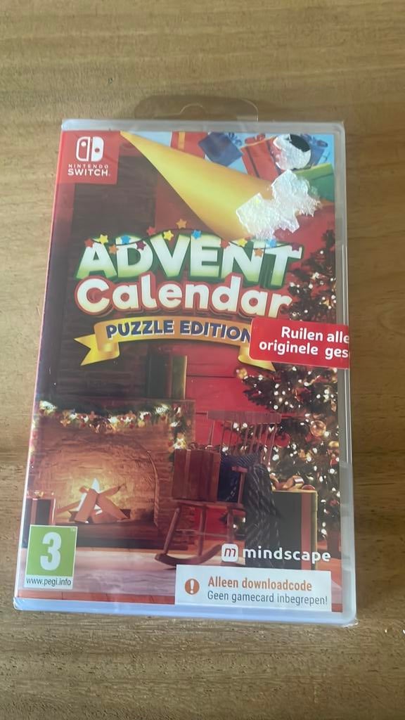 Ninteno switch spel advent calendar, 1 speler, Ophalen, Zo goed als nieuw, Vanaf 3 jaar