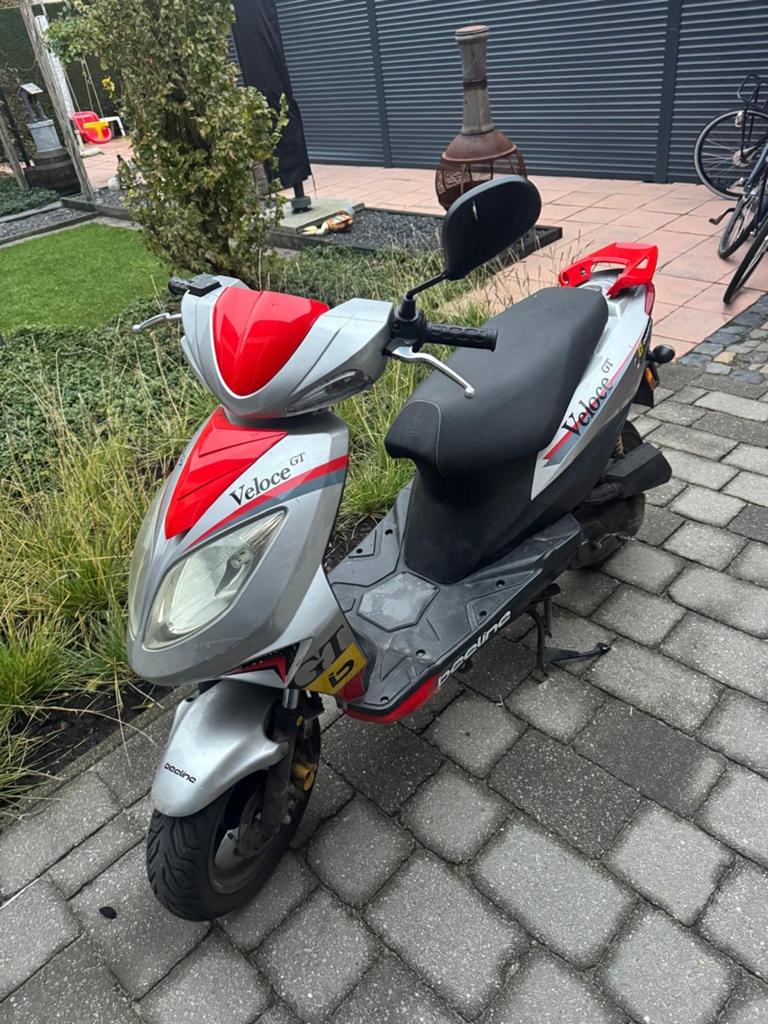 Peeling Veloce GT Scooter - Zilver/Rood, Ophalen of Verzenden, Gebruikt, Overige typen, Overige merken