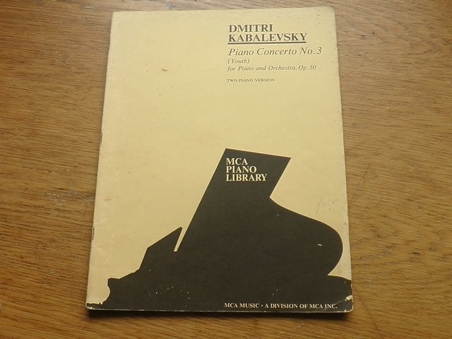 Kabalevsky - piano concert no.3, Muziek en Instrumenten, Bladmuziek, Gebruikt, Klassiek, Ophalen of Verzenden, Artiest of Componist