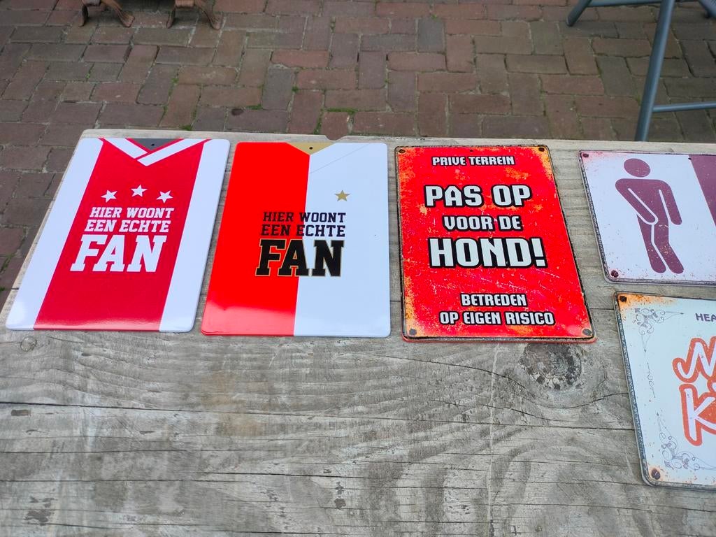 Bordjes nieuw, Ophalen of Verzenden, Nieuw