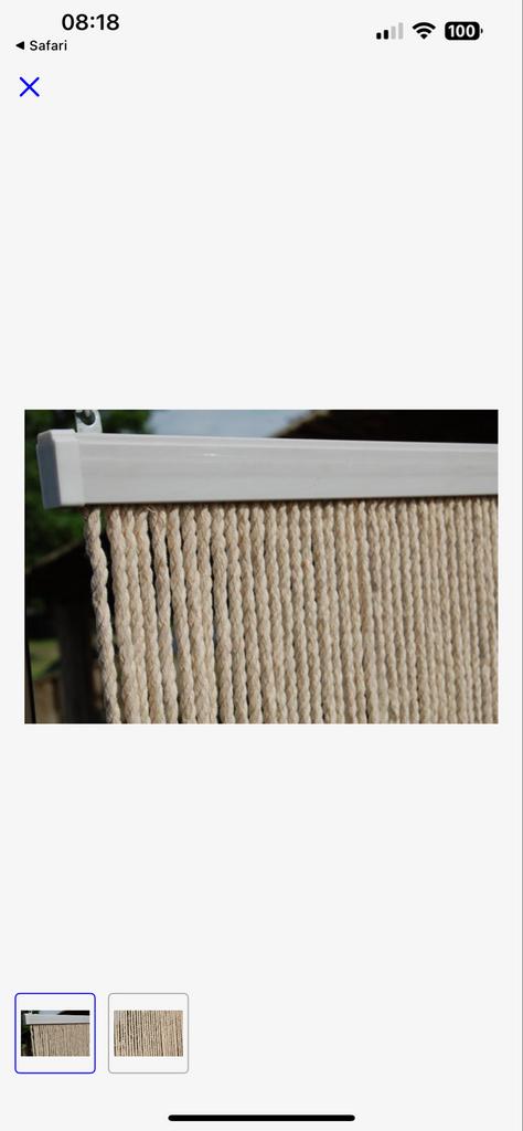 Vliegengordijn Ibiza stijl nieuw!, Huis en Inrichting, Ophalen, 200 cm of meer, Nieuw, 50 tot 100 cm