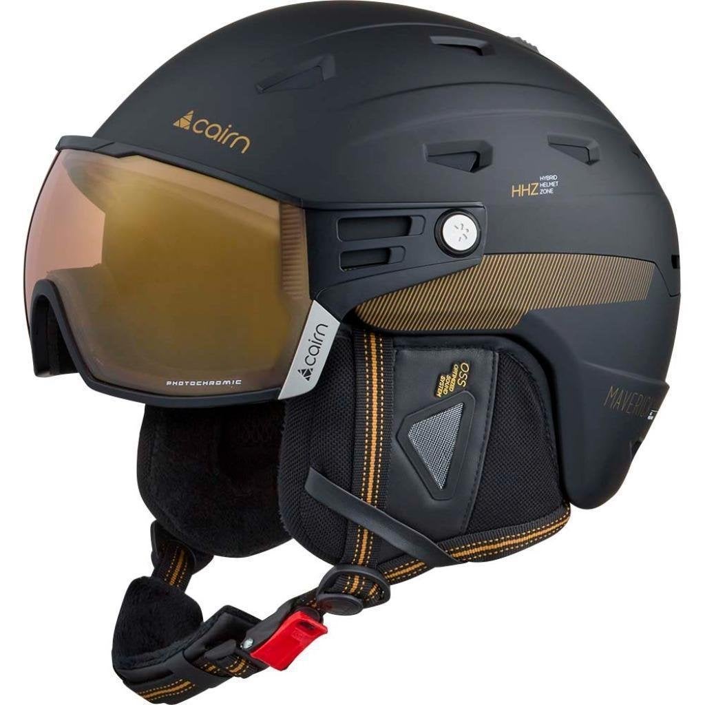 54-56 cm Cairn Maverick vizierhelm fotochromische lens gold, Sport en Fitness, Overige merken, 55 T Avenue René Cassin, 69009 Lyon, Frankrijk