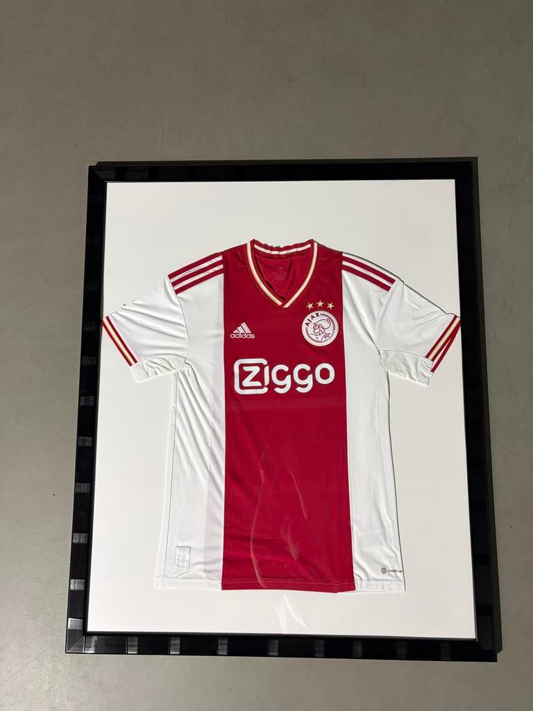 Ajax thuisshirt 2020/2021 ingelijst met gouden details, Ophalen, Zo goed als nieuw, Shirt