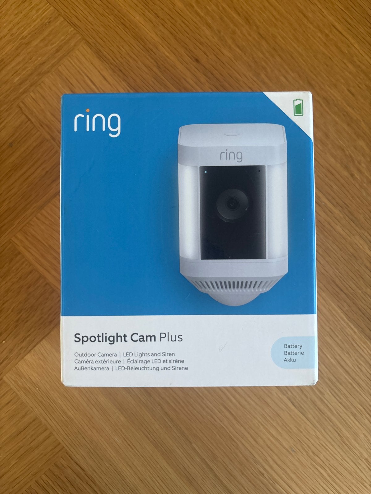 Ring Spotlight Cam Plus Batterij Buitencamera, Verzenden, Nieuw, Buitencamera
